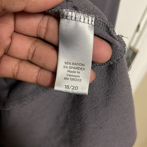 Avenue Gray Cardigan Size 18/20 - Picture 6 of 10